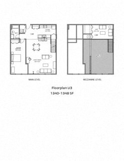 symmetrical floor plans of a renovated house